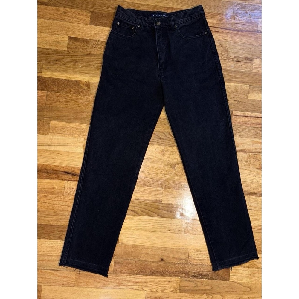 Vintage 90s Basic 955 Originals Black High Rise Straight Leg Jeans Women's 30